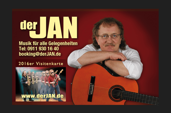 derJAN - PartyBand und auch Alleinunterhalter und MusikDUO