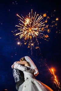 Ein Feuerwerk an Hochzeitsmusik